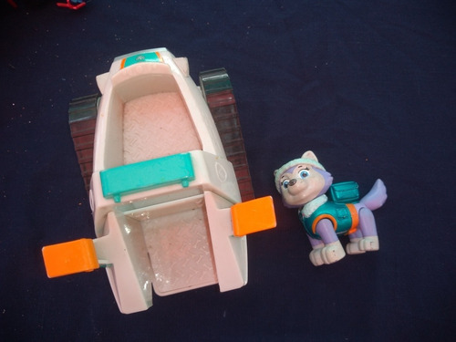 Vehiculo De Nieve Paw Patrol Everest Rescate Brillosa (Usado)