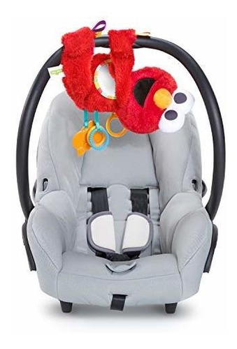 Sesame Street Elmo Travel Buddy Plush Carrito Para Llev...