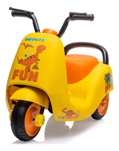 Motocicleta De Paseo Para Ninos, 6 V, Bateria Electrica, Jug