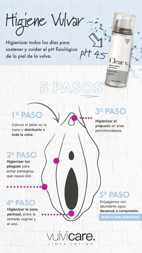 Vulvicare Clear V Jabón Prebiótico Zona Íntima