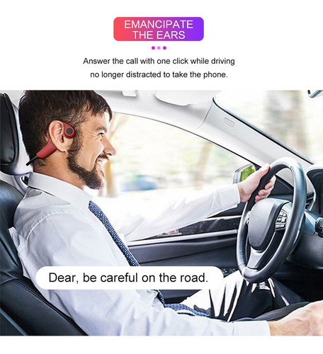 Imagem 4 de 12 de H10 Fone De Ouvido De Condução Óssea Bluetooth 5.0 Sem Fi
