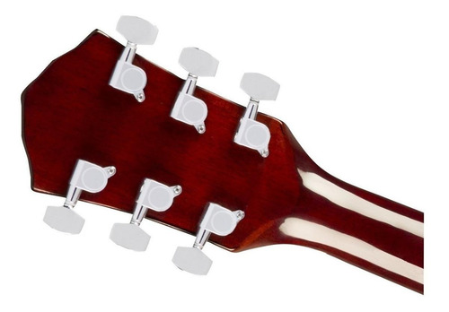 Imagen 6 de 6 de Guitarra acústica Fender FA-125 negra