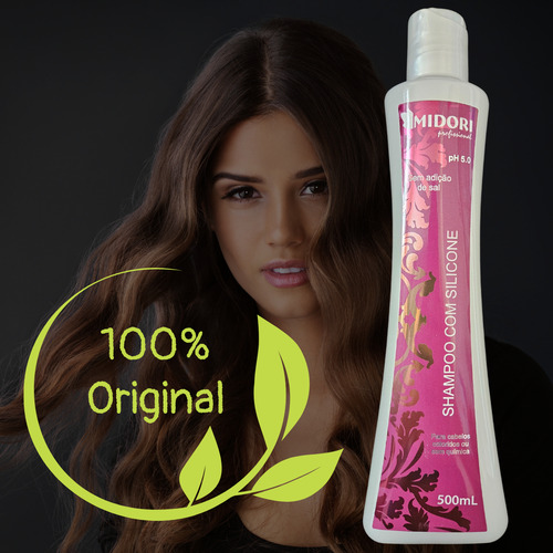 Shampoo Com Silicone 500ml - Midori Profissiona