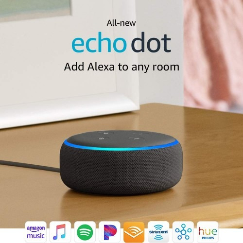 Echo Dot 3nd Generation Smart Speaker With Alexa Black