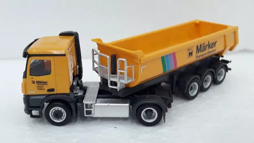 Mercedes Benz Arocs 1843 Carreta Caçamba - Herpa - 1/87