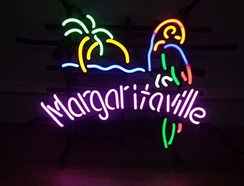 Señal De Neón Fineon Margaritaville The Parrot - De Tub Qbb1