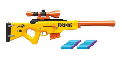 Nerf Grande Com Mira Sniper Elite Fortnite Com 12 Dardos