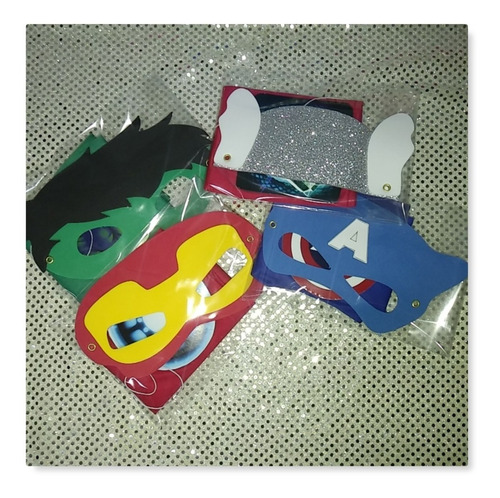 Capas Y Antifaz Superheroes 25 Kits