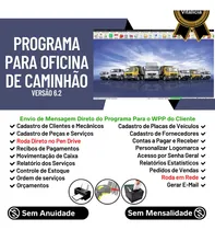 Comprar Programa Oficina Mecânica Caminhão + Check List, Vendas V6.2