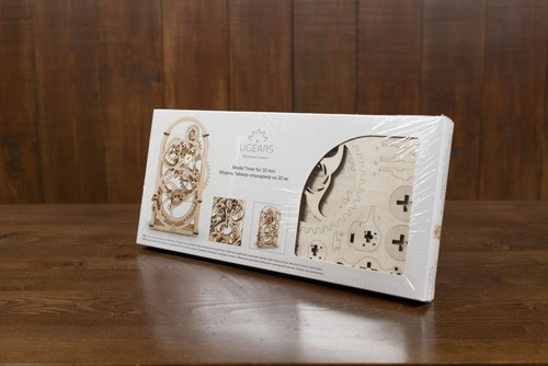 Ugears Mecánico 3d Modelo Temporizador Rompecabezas De Mader