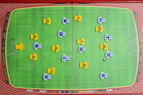 Imagen 8 de 10 de Pizarron Táctico De Fútbol Magnético 1,50m X 0,90 M + Fibron