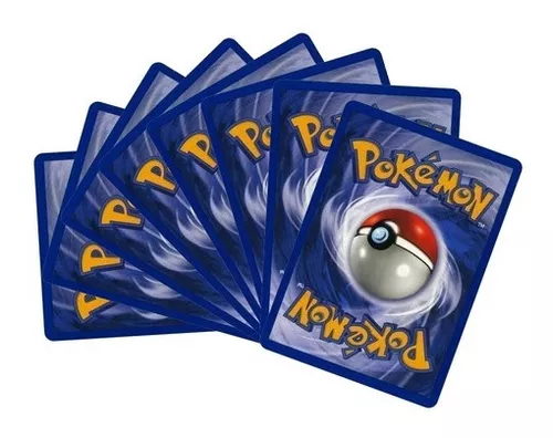 Lote Pack 100 Cartas Pokémon Pacote Épico Aleatórias Comum