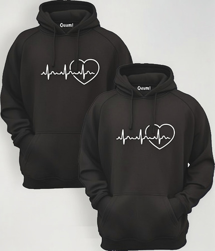 Sudaderas Para Parejas Amor Corazon #2 (dos Piezas) 
