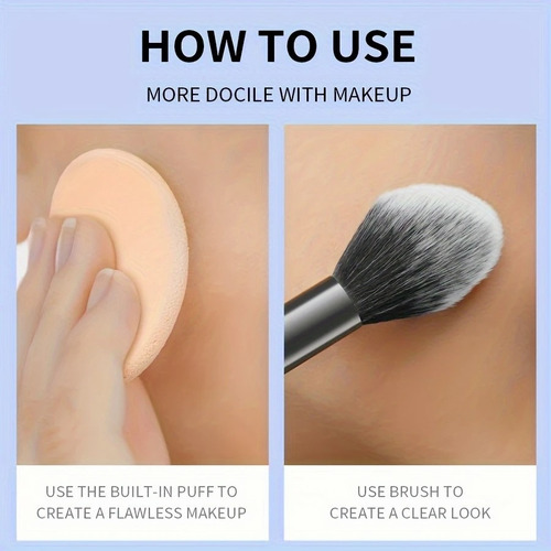 Nobepura Base De Maquillaje Polvo Compacto Fijador Matte2pcs Classic Ivory