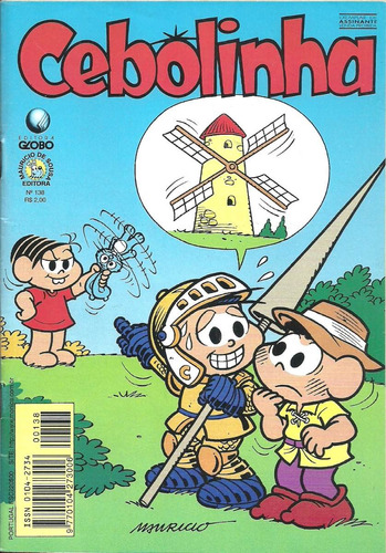 Cebolinha - Nº. 138 - Editora Globo - 1998