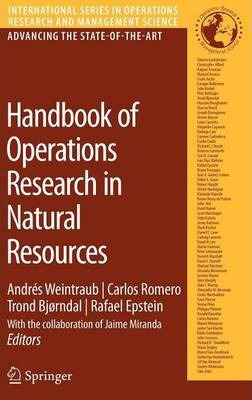 Libro Handbook Of Operations Research In Natural Resource...