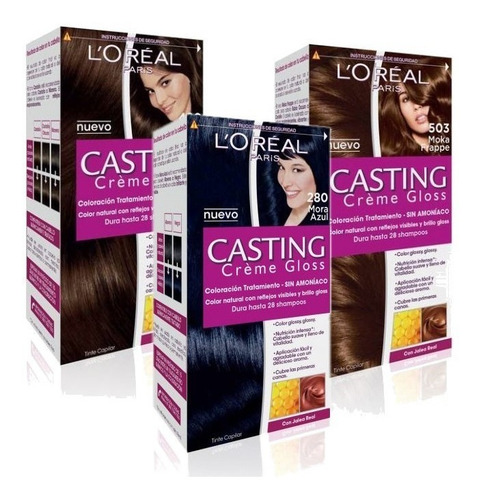 Tintura Coloración Permanente Kit Casting Creme Gloss Loreal