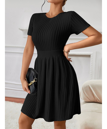 Vestido De Mujer Casual Salir Elegantes Elástico Moda Ropa