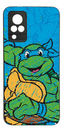 Funda Protector Case Para Vivo V21 5g Tortugas Ninja