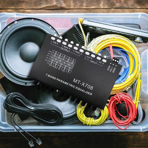 Ecualizador De Coche De 7 Bandas, Ecualizador De Audio Para