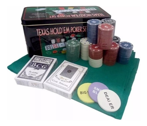 2 Kit Jogo De Poker 200 Fichas Numeradas Texas Original