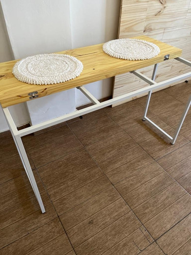 Imagen 6 de 10 de Mesa Comedor Libro Extensible Plegable