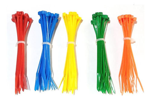 Cintillos O Atadores De Colores 150 Mm X 2.5 Mm