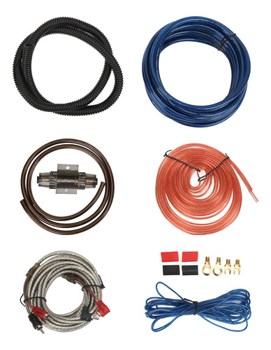 Kit De Instalación De Amplificador De Potencia, Cable De Sub