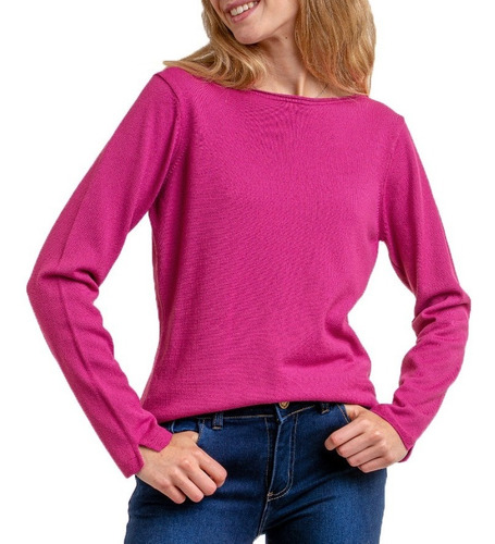 Imagen 2 de 4 de Sweater Buzo Cuello Bote De Mujer - Proactivashop