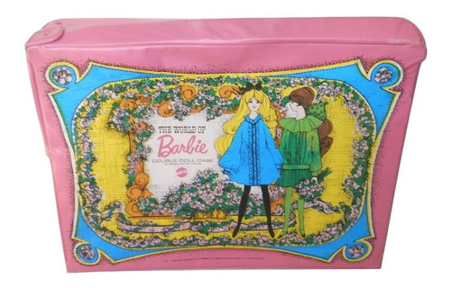 Barbie Double Doll Case Mattel Año 1968 Caja Estuche Muñecas