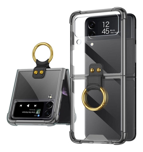 Funda Para Samsung Galaxy Flip Z4 De Teléfono Finger Ring