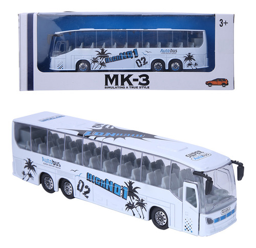 Modelo De Autobús De Tránsito De Simulación 1:50 Toy Alloy P