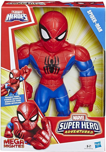 Imagen 1 de 6 de Muñeco Del Hombre Araña Mega Mighties Hasbro Original E4147