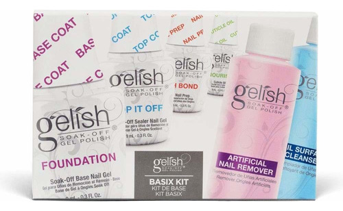 Kit De Mini Esmaltes Basix Gelish Para Uñas En Gel, Para Pri