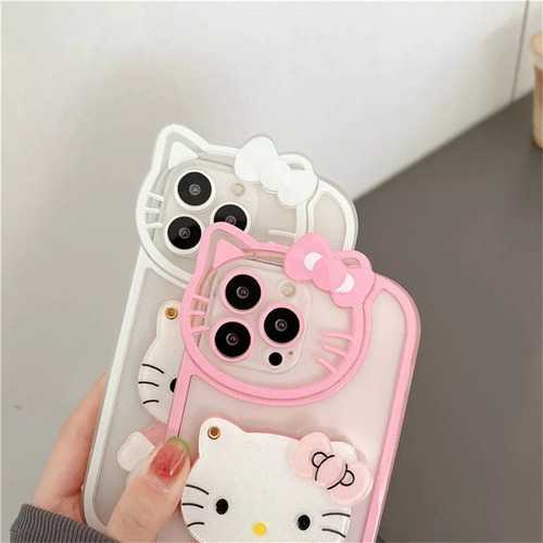 Funda De Teléfono Con Espejo De Maquillaje Para Marco With Makeup Mirror