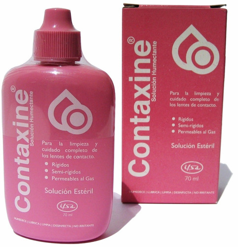 Contaxine Solucion Para Lente De Contacto Rigido 70ml