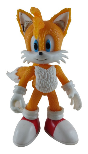 Figura Juguete Muñeco Tails Sonic Sega Zorro Colas Miles Luz