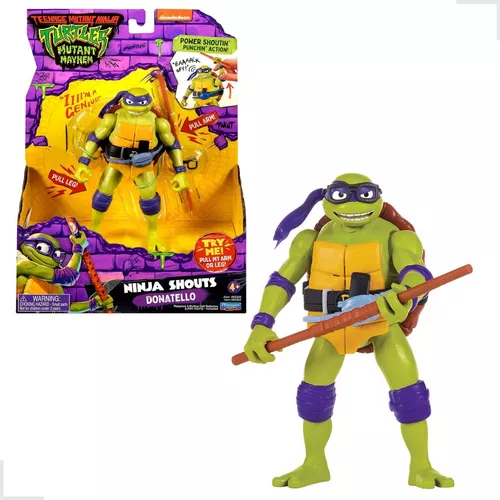 Action Figure Donatello: Tartarugas Ninja (Teenage Mutant Ninja