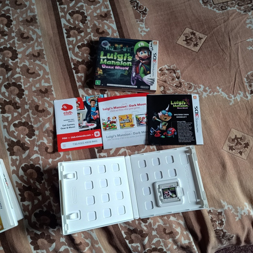 Luigi's Mansion Dark Moon Com Capa Em Português