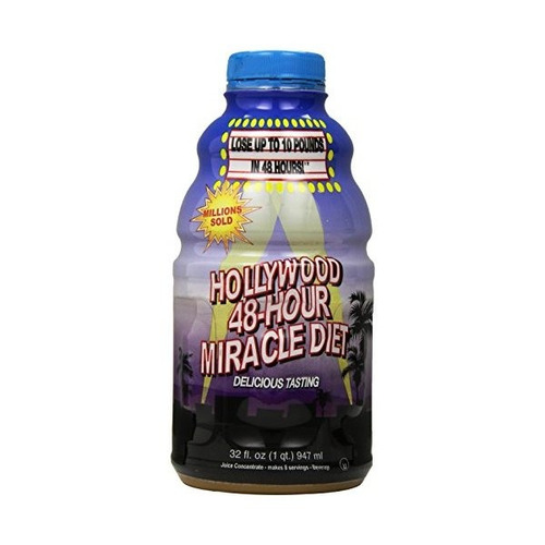 Hollywood 48 Horas Dieta Del Milagro, Botellas De 32 Onzas (
