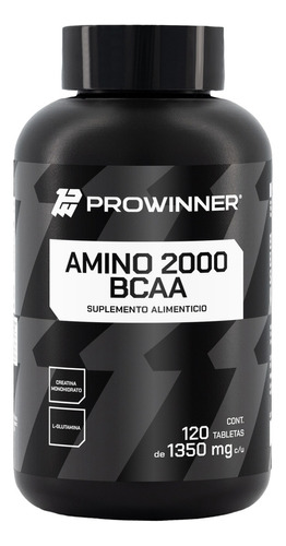 Amino 2000 Bcaa (120 Tabs) Prowinner Sabor Sin sabor