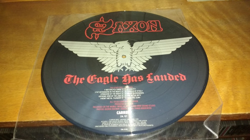 Saxon The Eagle Has Landed  Lp Original Uk Picture Disc