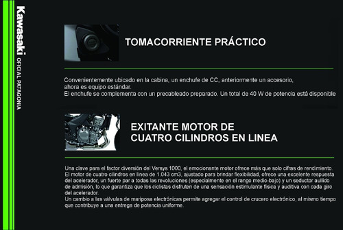 Imagen 7 de 17 de Kawasaki Versys 1000 Abs - 0km- 2023 - Entrega Inmediata!