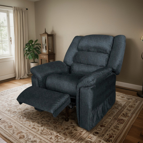 Reposet Elara Suede Gris Mueble Sala Sofa Sillon Plaza
