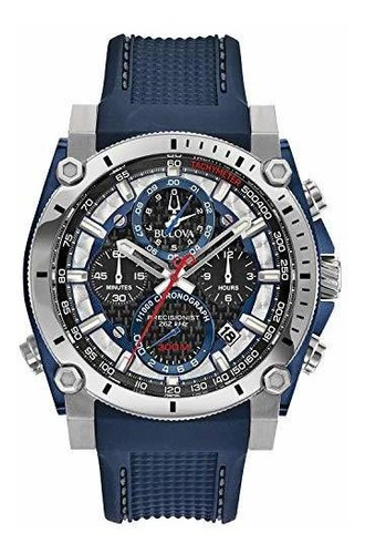 Reloj Bulova Precisionist Para Hombre 98b315 De Cuarzo Con