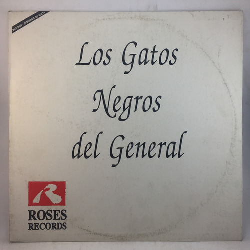 Los Gatos Negros Del General - Maxi - Reggaeton - Vinilo Lp
