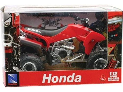 New Ray 1:12 Moto Cuatrimoto Honda 450r Sport Rojo