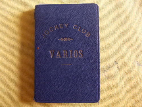 4002-carnet Jockey C. Entradas P/99 Reuniones Hipodromos1949