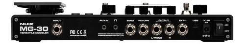 Pedal Multiefectos Para Guitarra Nux Mg-30