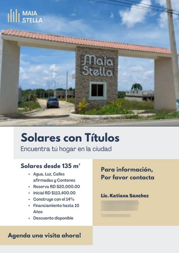 Solares Comerciales De 450 Mts2 Con Titulo Y Las Mejores